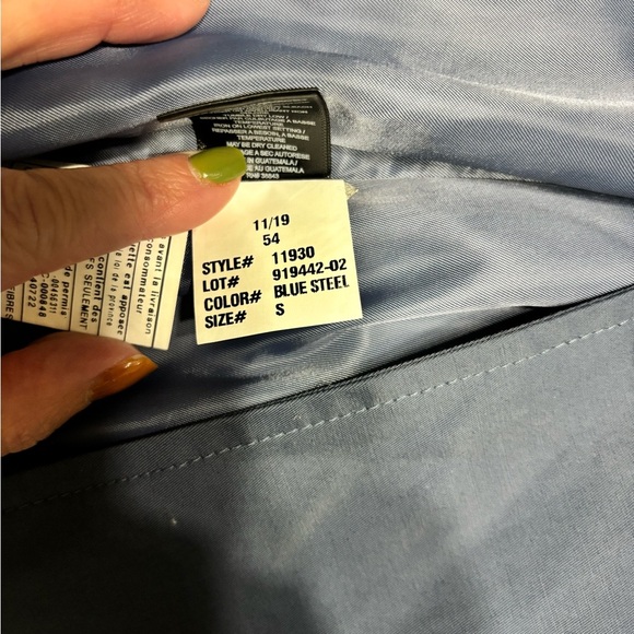 Sam Edelman Steel Blue Structured Trench Coat Size small - Picture 4 of 5